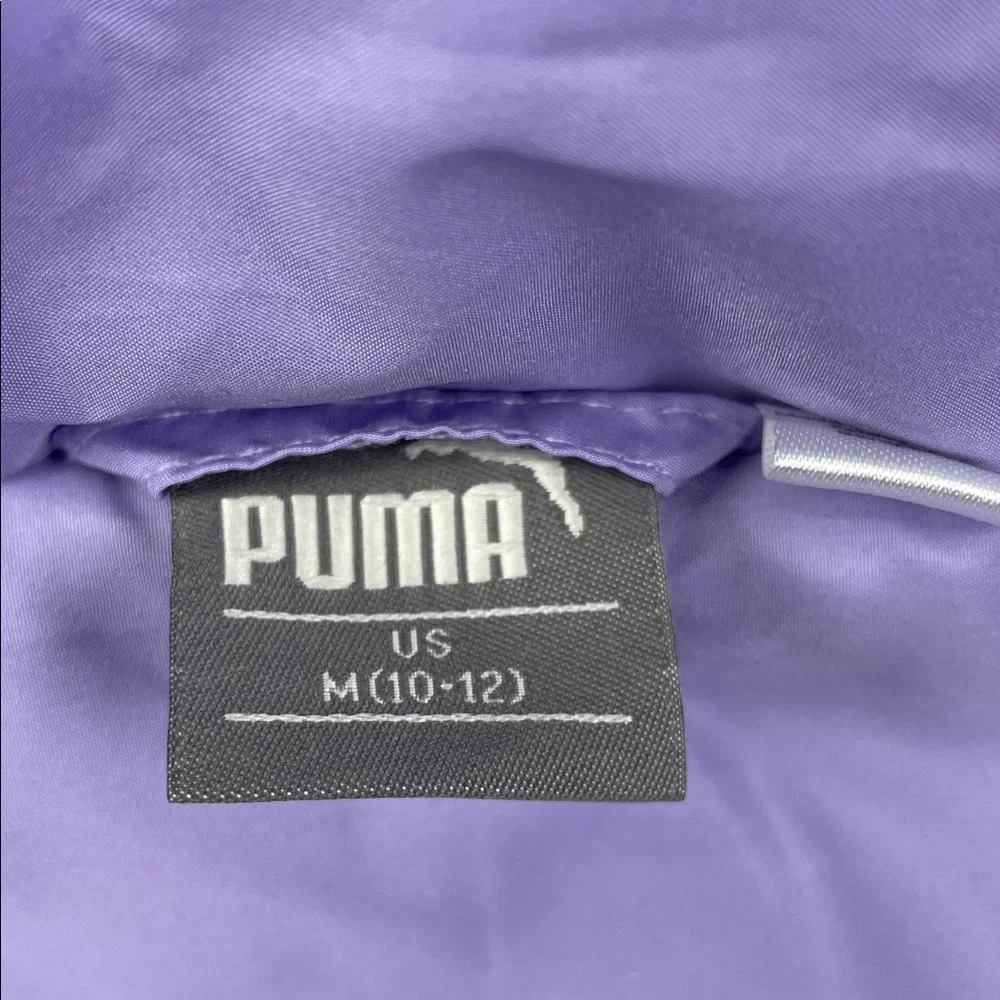 Kids Puma 10/12 Purple Puffer Vest‎